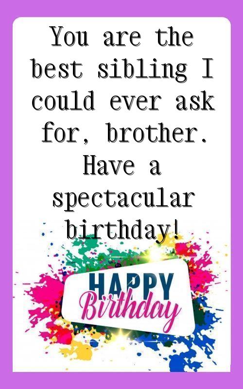love birthday wishes for brother